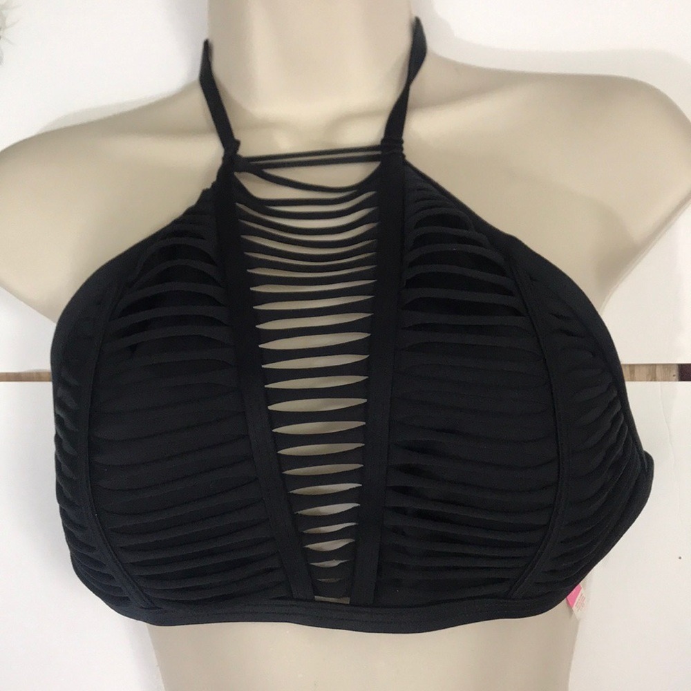 🔥🔥🔥🔥VICTORIA SECRET BLACK SWIMSUIT TOP Size L